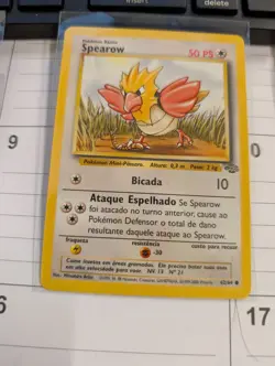 1999 Pokemon Jungle Spearow Portuguese #62/64 - Image 1