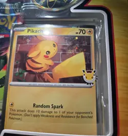 Pokemon Day 2026 Sealed Box Pikachu Promo DOUBLE SWIRL HOLO - Image 1