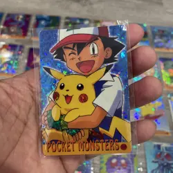 (5) Pokemon Vintage Pocket Monsters Vending HOLO Stickers (36 Cards) For PokeDro - Image 5