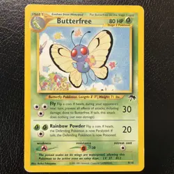 Pokemon Southern Islands Promo Butterfree 9/18 HP / DMG Vintage - Image 1