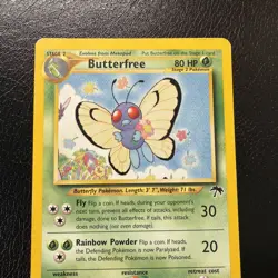 Pokemon Southern Islands Promo Butterfree 9/18 HP / DMG Vintage - Image 3