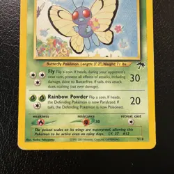 Pokemon Southern Islands Promo Butterfree 9/18 HP / DMG Vintage - Image 4