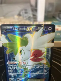 Pokemon TCG Shaymin EX Roaring Skies Textured Holo Card 106/108 - Image 5