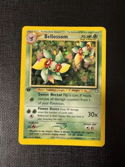 Pokemon Bellossom 3/111 Neo Genesis 70 HP Stage 2 1st Edition Holo Rare - Image 1