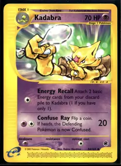 2002 Pokemon Expedition 84 Kadabra LP - Image 1