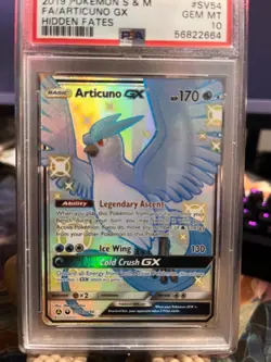 Pokemon PSA 10 Articuno GX Hidden Fates SV54/sv94 - Image 2