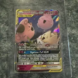 Pokemon Togepi & Cleffa & Igglybuff GX Tag Team Holo 143/236 Near Mint - Image 1