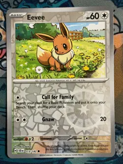 Eevee ~ Cute & Pastel Pokemon Gallery Reverse holo Pokemon TCG - Image 1