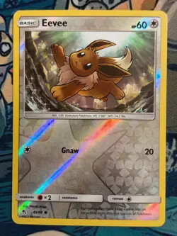 Eevee 49/68 Hidden Fates Reverse holo ~ Cute & Pastel Pokemon Gallery - Image 1
