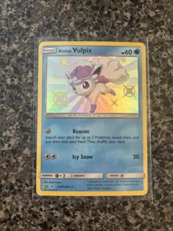 Alolan Vulpix SV8/SV94 - Hidden Fates - Shiny Vault - Pokemon - NM - Image 1