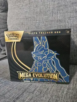 Mega Evolution ETB - SEALED- Mega Lucario Pokemon TCG Elite Trainer Box - Image 1