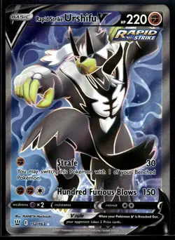 2021 Pokemon Battle Styles 152 Rapid Strike Urshifu V NM - Image 1