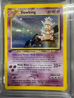 Pokemon Slowking Neo Genesis 1st Edition 14/111 Holo Rare CGC 9 MINT - Image 2
