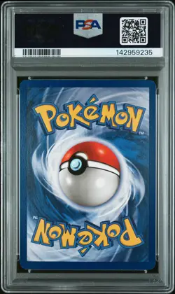 1999 POKEMON FOSSIL 1ST ED #4 DRAGONITE-HOLO PSA 7 - Image 2
