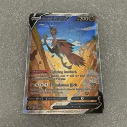 Pokemon Galarian Zapdos V Ultra Rare Full Art Holo Chilling Reign 174/198 - Image 1