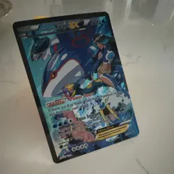 Pokemon Team Aqua's Kyogre EX Ultra Rare Holo Full Art 6/34 Double Crisis 190 HP - Image 1