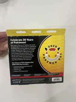 Pokemon Phantasmal Flames Pokemon Day 2026 Box Booster Packs 30th Anniversary - Image 2