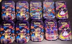 Pokemon TCG Mega Evolution MEGA HEROES MINI TINS LOT OF 10x Factory Sealed - Image 5