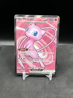 Mew ex 193/165 Full Art Holo - 2023 Pokemon Sv: Scarlet & Violet 151 Ultra Rare - Image 1