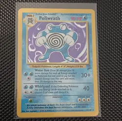 Poliwrath Pokemon TCG Base Set 2 Holo & Regular Lot of 2 – 15/130 Ken Sugimori - Image 2