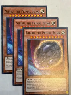 YUGIOH -3x- Nibiru, the Primal Being - SDWD-EN016 - Common - 1st Ed (PLAYSET) - Image 1