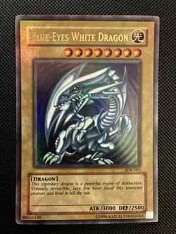 Blue-Eyes White Dragon SDK-001 Starter Deck Kaiba Unlimited Edition Ultra Rare - Image 1