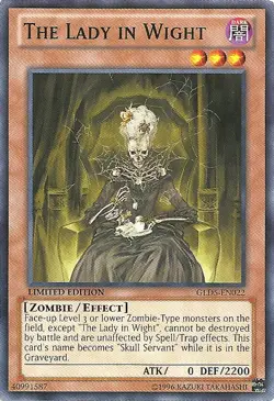 Yugioh! MP The Lady in Wight - GLD5-EN022 - Common - Limited Edition Moderately - Image 1