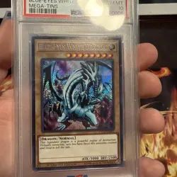 PSA 10 2017 Yugioh Blue Eyes White Dragon CT14-EN002 Secret Rare Mega-Tins - Image 3