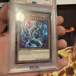 PSA 10 2017 Yugioh Blue Eyes White Dragon CT14-EN002 Secret Rare Mega-Tins - Image 4