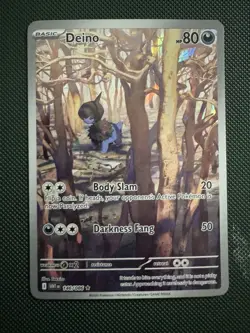 Pokemon Deino White Flare Illustration Rare Card 146/086 TCG - Image 1