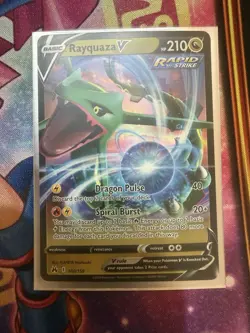 Rayquaza V - 100/159 - Pokemon Crown Zenith Sword & Shield Ultra Rare Card NM - Image 1