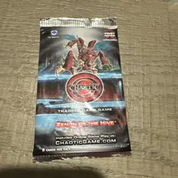 Chaotic ZENITH OF THE HIVE 1st Edition - Factory Sealed 9 Card Booster Pack - Image 1