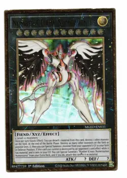 Yu-Gi-Oh Card: Number C1000: Numerounius MGED-EN031 GOLD RARE 1st Ed! EX - Image 1