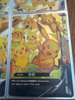Pikachu V-Union [Set of 4] SWSH: Sword & Shield Promo Cards Holo - Image 5