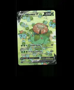 FAN-ART READ DESCRIPTION BELOW HOLO Venusaur Card Venusaur Pokemon Card p1 - Image 1