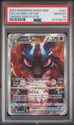 Lucario VSTAR SWSH291 SWSH: Sword & Shield Promo Cards Holo - Image 1
