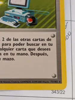 Computer Search 1999-2000 Spain Print 071/102 Base Set Spanish Card - Image 4