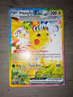 Pikachu ex 238/191 SV08 Surging Sparks Special Illustration Rare Pokemon NM - A - Image 1