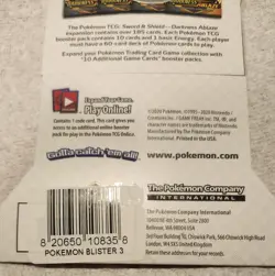 Pokemon TCG Sword & Shield Darkness Ablaze Sleeved Booster Pack 2020 - Image 3