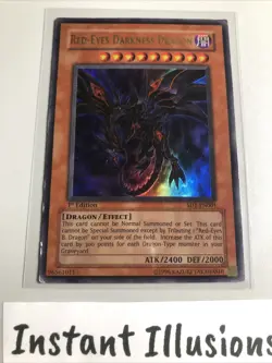 MP Red-Eyes Darkness Dragon - Structure Deck: Dragon’s Roar YUGIOH TCG - Image 2
