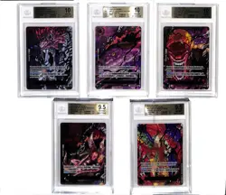 (5) Lot 2025 One Piece Special Alternate Art Rare Set BGS 9.5 BGS 10 Pristine - Image 1