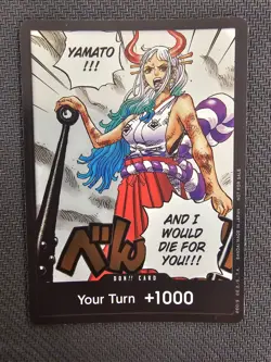 One Piece Card Game Yamato DON!! Promo FOIL 1st Anniversary Near Mint - Image 1