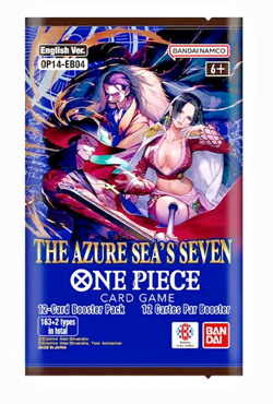 One Piece TCG The Azure Sea's Seven Booster Packs - OP-14 EB04 - English - Image 1