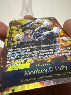 One Piece MONKEY.D.LUFFY Sec Royal Blood Alt Art OP10-118 Parallel English Luffy - Image 3