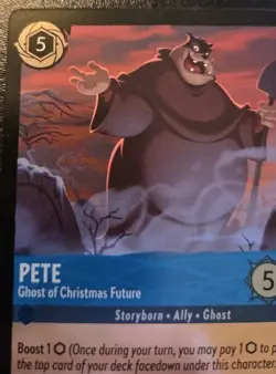 Pete - Ghost Of Christmas Future 154/204 Cold Foil Rare Winterspell Lorcana TCG - Image 2