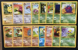 16 X Jungle Set WOTC Wizards Pokemon Cards Bundle Common Pikachu Fearow LP-Exc - Image 1