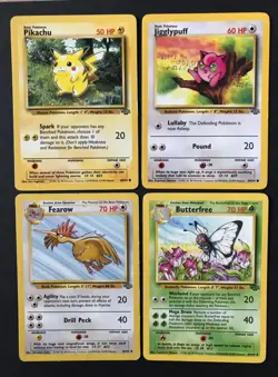 16 X Jungle Set WOTC Wizards Pokemon Cards Bundle Common Pikachu Fearow LP-Exc - Image 2