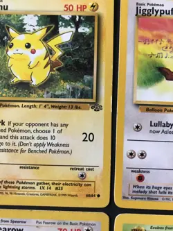 16 X Jungle Set WOTC Wizards Pokemon Cards Bundle Common Pikachu Fearow LP-Exc - Image 3