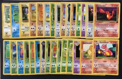 30 X WOTC Mix Base Set Fossil Wizards Pokemon Cards Bundle Eevee Pikachu PL-LP - Image 1