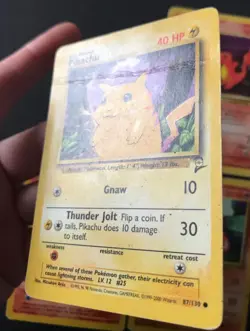 30 X WOTC Mix Base Set Fossil Wizards Pokemon Cards Bundle Eevee Pikachu PL-LP - Image 3